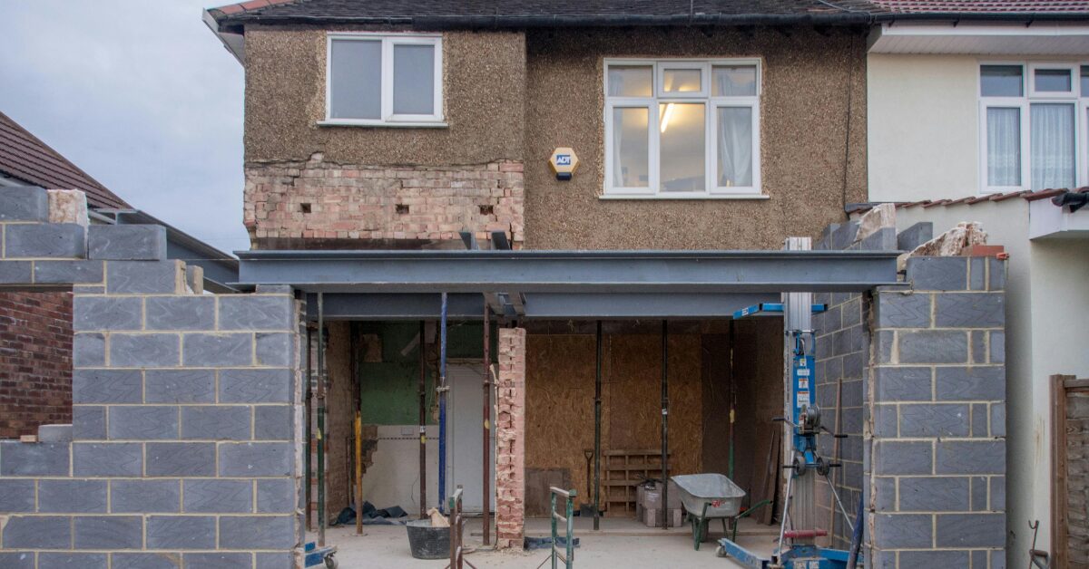 Construction d'une maison